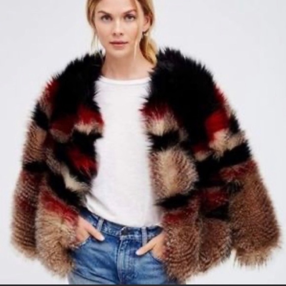 Free People Jackets & Blazers - Free People Scarlet Faux Fur Jacket